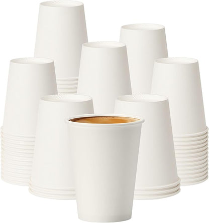 Coffee Cups 12 oz 300 Pack, 12 oz Paper Cups, Hot Beverage Drinking Cups by ECOEXTRA