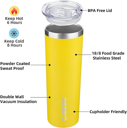 BJPKPK 20 oz 2 Pack Skinny Tumbler - Image 2