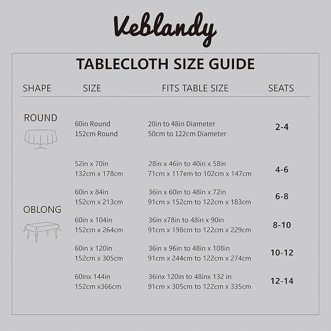 2 Pack Rectangle Tablecloth, 60x84 inch, Water Resistant Wrinkle Free Linen Textured Table Cloth Washable, Decorative Fabric Table Cover for Dining, Party and Camping, Black
