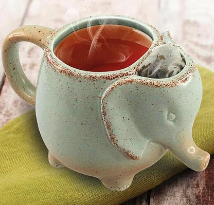 EatingBiting Elephants Cute Ceramic Mugs 15 oz Cup - Image 7