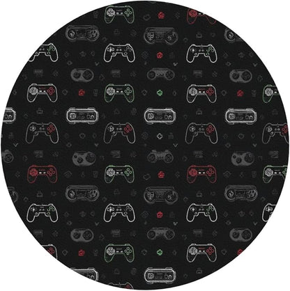 Retro Video Game for Leather Coasters Set of 4, Tabletop Protection Drink by Unknown