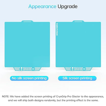 BIQU CryoGrip Pro Glacier 257x257mm Panda Build Plate for Bambu-Lab P1S/P1P/P2S/X1C/X1E/A1 3D Printer Double Sided Upgrade Build Plate Removable Surface Platform