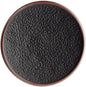 Heika Black Matte Textured Stoneware Dinner Plate, 11 Inch Coupe Style, Round, Banded Rim, Oven Safe, 12 per Case