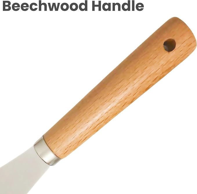 Butter Knives Set of 2, Wood Handle, Durable Stainless Steel Blade, Butter Knife - Image 8