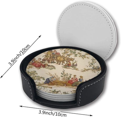 Vintage French Country Print Coasters - Image 5