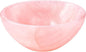 Rose Quartz Crystal Bowl - 3 Inch Decorative Bowls for Room and Home Decor - Gemstone Healing Crystals for Elegant Display, Positive Energy Balance and Gift