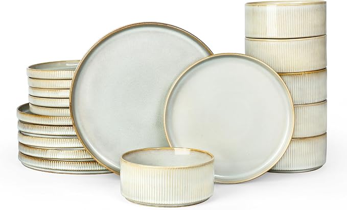 Famiware Star Plates and Bowls Sets, Chip & Scratch Resistant. Microwave & by Famiware