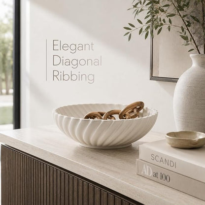 Ceramic Decorative Bowl, Stylish Fruit Bowl - Image 4