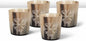 Handicrafts Home Viking Horn Shot Glasses Set of 4, Handmade Natural Ox Horn by HandicraftsHome