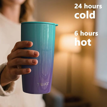 TILUCK 20 oz Insulated Coffee Tumbler - Image 3
