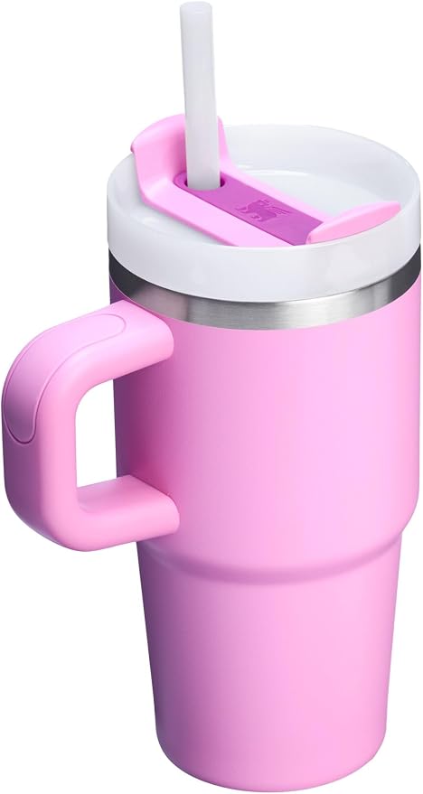 STANLEY Quencher H2.0 Flow State Tumbler, 20 oz, Peony | Handle and Straw | - Image 2