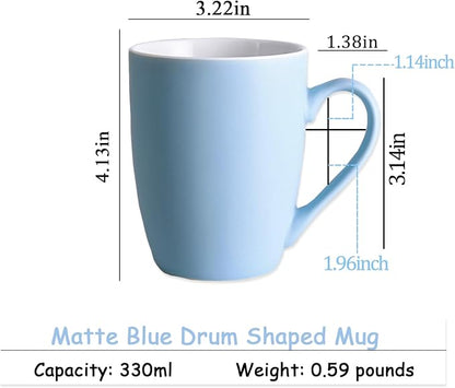Coffee Mugs Set of 6, 12oz Ceramic Coffee Mugs - Image 2