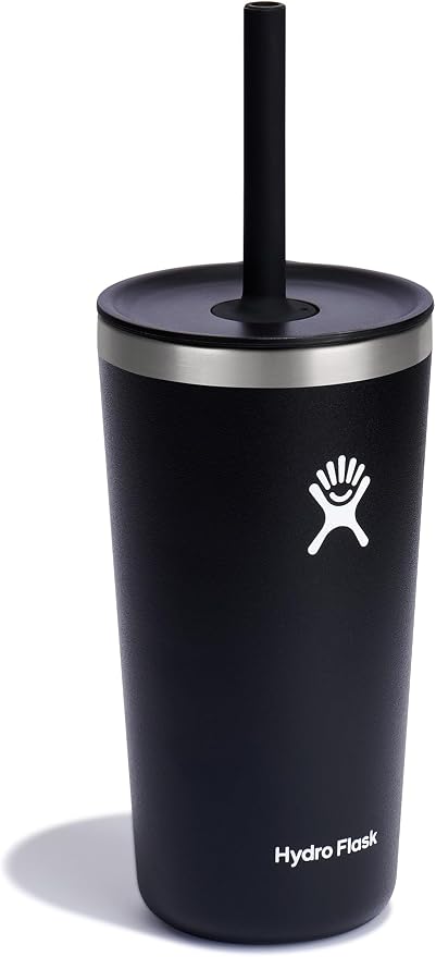 20 OZ All Around Tumbler Straw LID Black - Image 2