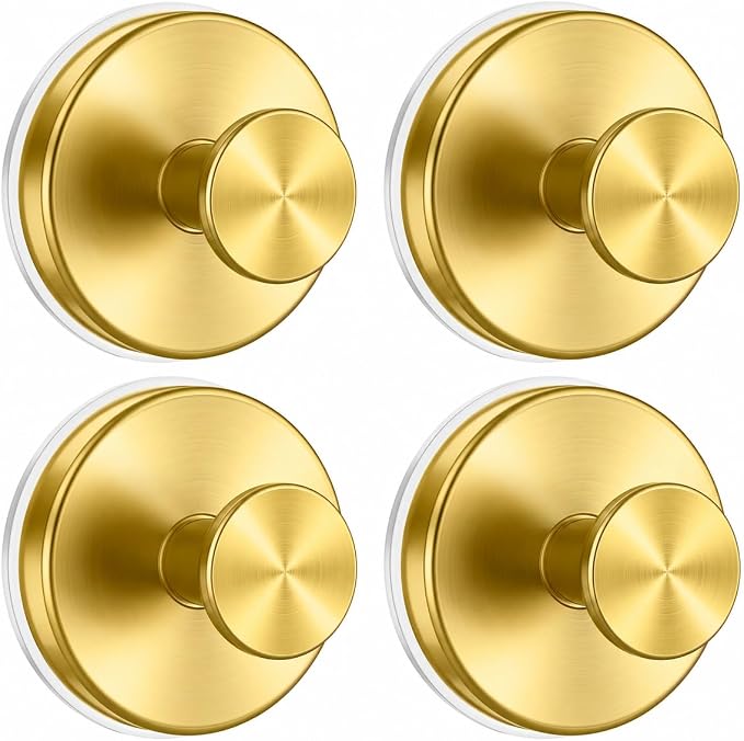 Suction Cup Hooks for Shower, Shower Hooks for Inside Shower, No Drill Bathroom by MOTAIPEAK