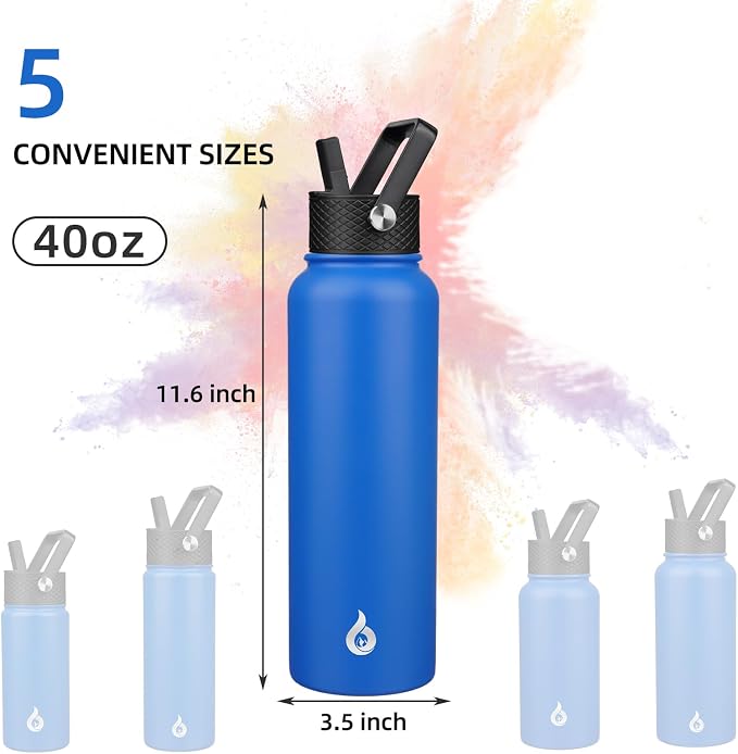 BJPKPK 40oz Insulated Water Bottle - Image 4