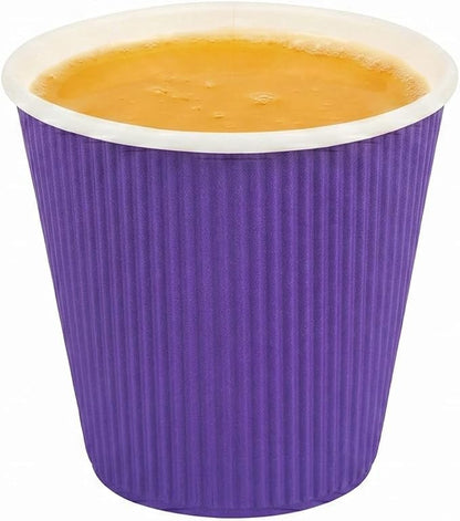 Restaurantware 8 Ounce Double Wall Disposable Coffee Cups, 500 Insulated Royal - Image 6