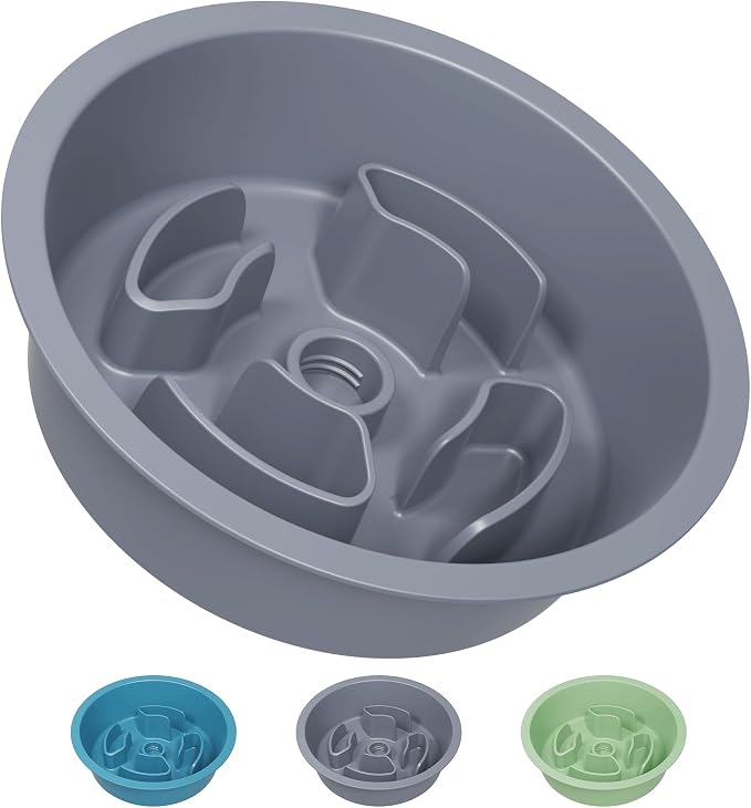 AVERYDAY Slow Feeder Dog Bowls for Medium Breeds Fits Raised Feeding Station by YourAveryDay