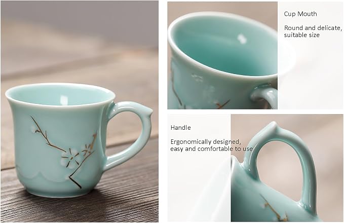 KEYDUACU Japanese Porcelain Gongfu Tea Set, Chinese Asian Style - Image 5