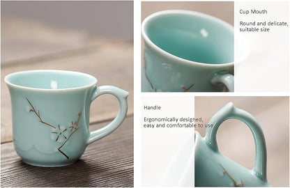 KEYDUACU Japanese Porcelain Gongfu Tea Set, Chinese Asian Style - Image 5