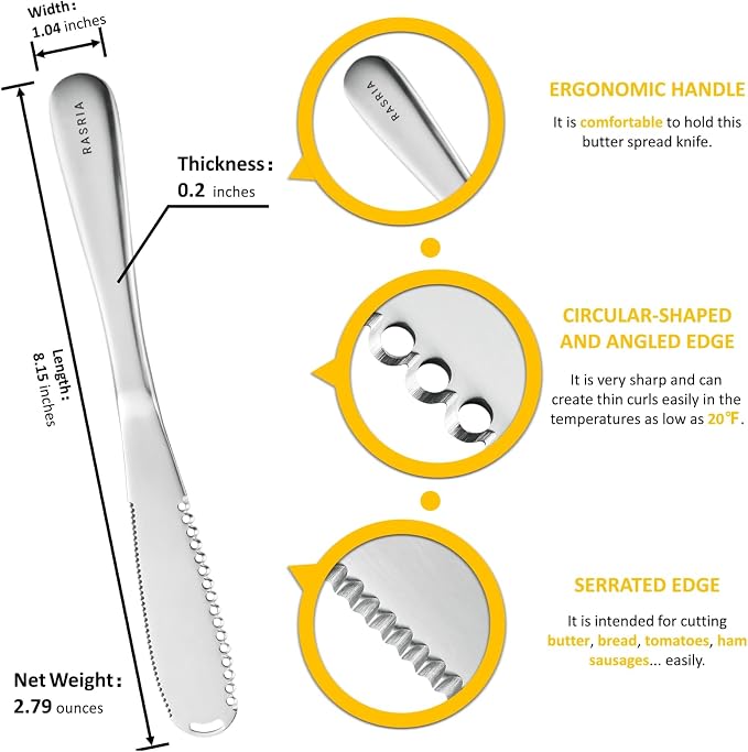 3-in-1 Stainless Steel Butter Knife - Image 2