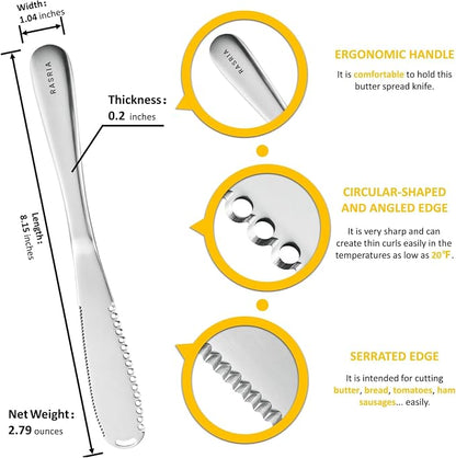 3-in-1 Stainless Steel Butter Knife - Image 2