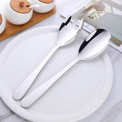 12 Inches Stainless Steel Salad Server Sets - Image 7
