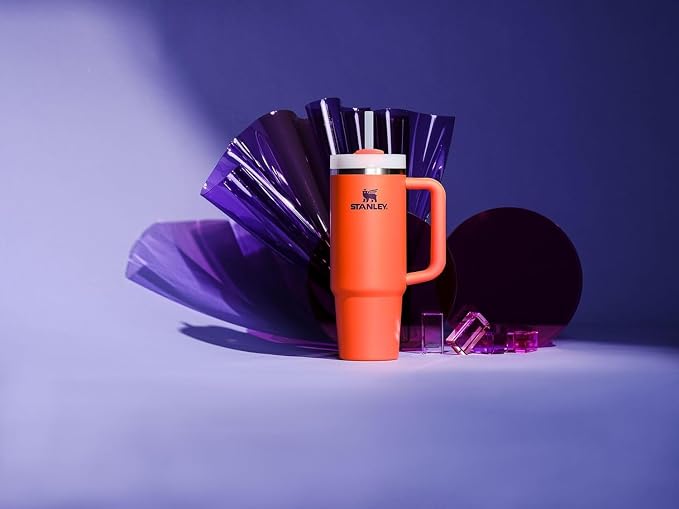 STANLEY Quencher H2.0 Flow State Tumbler, 30 oz, Tigerlily Plum | Handle and - Image 6