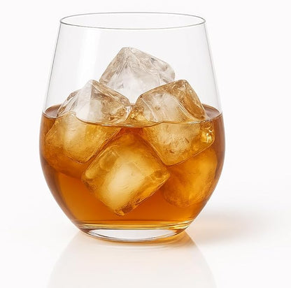 FDG Nuglass 19oz Tritan Stemless Wine Glass, 6-Pack