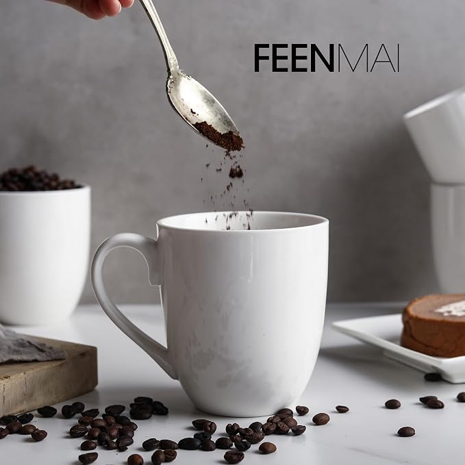 Coffee Mugs Set of 6, 16Oz Large Ceramic Mugs - Image 8