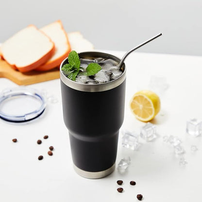 MEWAY 30oz Tumbler Double Wall Vacuum Insulated Travel Mug, Stainless Steel - Image 6