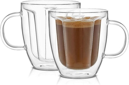 JoyJolt Disney Mickey Mouse 3D Glass Cups Set of 2, 10oz Insulated Double Wall - Image 7