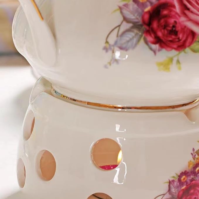 Ceramic Coffee Tea Gift Sets, European Luxury Tea Set, Suitable as A Gift - Image 6