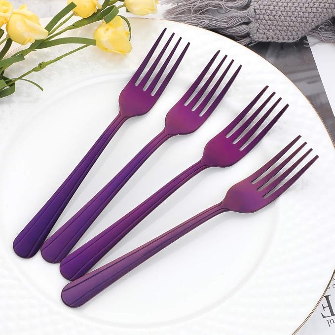 12 Pieces Dinner Fork, Stainless Steel Silverware Forks, 7.1 Inches Metal Fork - Image 6