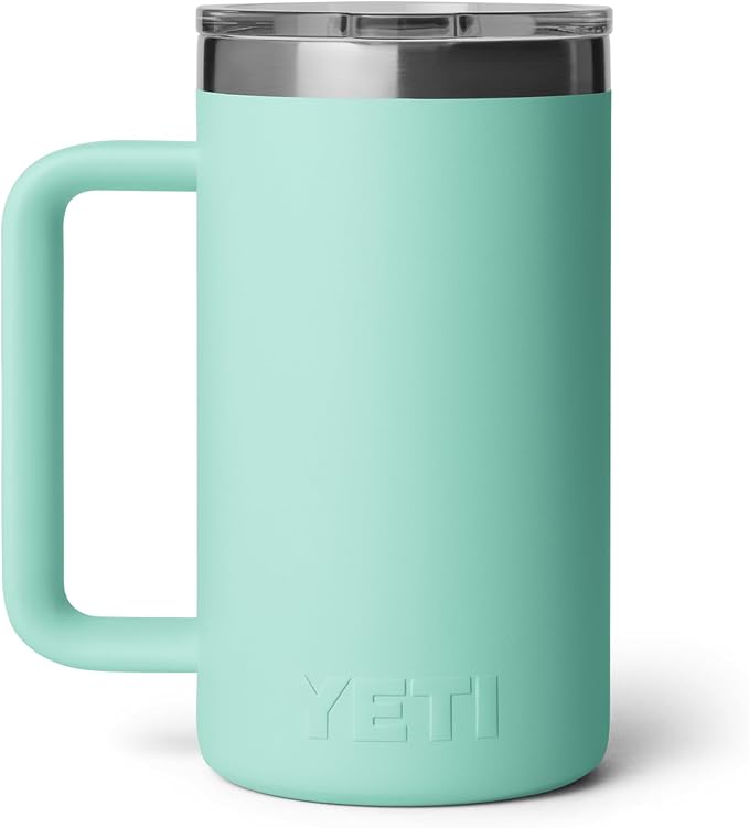 YETI Rambler 24 oz Ceramic Lined Stackable Mug 2.0, Vacuum Insulated, Stainless - Image 3