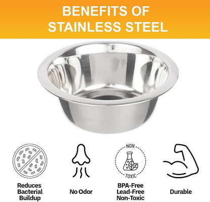 Neater Pet Brands 1.5 Cup Stainless Steel Dog Bowls, Dog Food Bowl & Water Bowl - Image 5