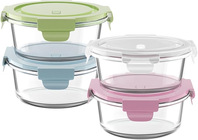 1.5Cup/12oz Small Glass Containers - Image 2