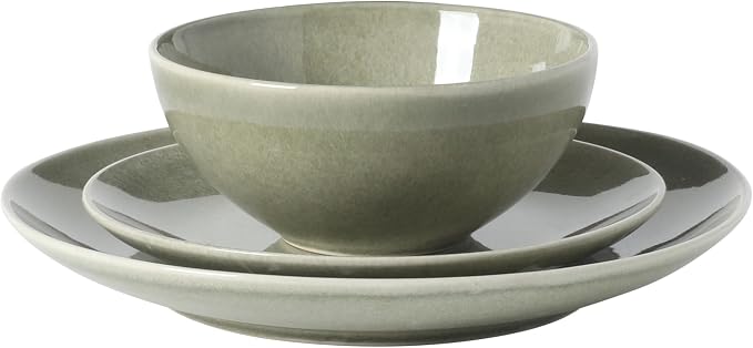Gibson Elite Castle Peak Plates and Bowls Set, 12-Piece Dinnerware Set - Image 8