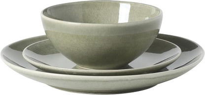 Gibson Elite Castle Peak Plates and Bowls Set, 12-Piece Dinnerware Set - Image 8