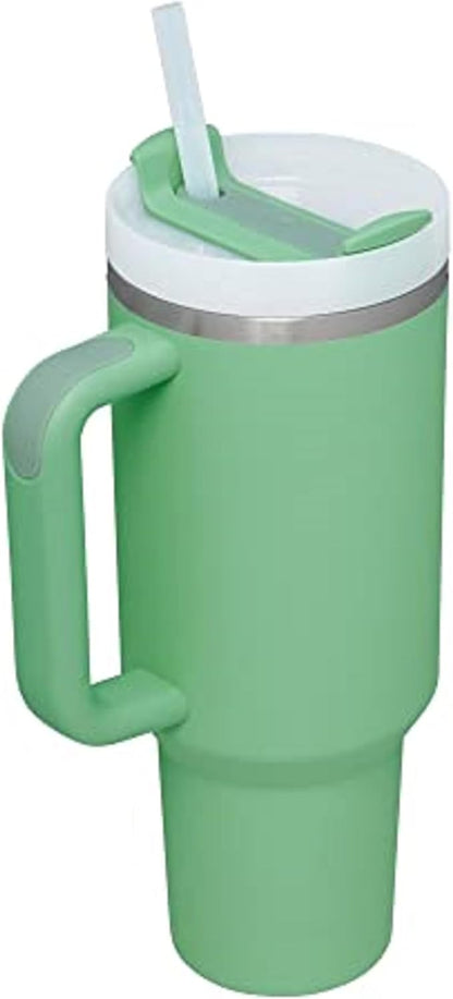 STANLEY Quencher H2.0 Flow State Tumbler, 40 oz, Jade | Handle and Straw | - Image 2