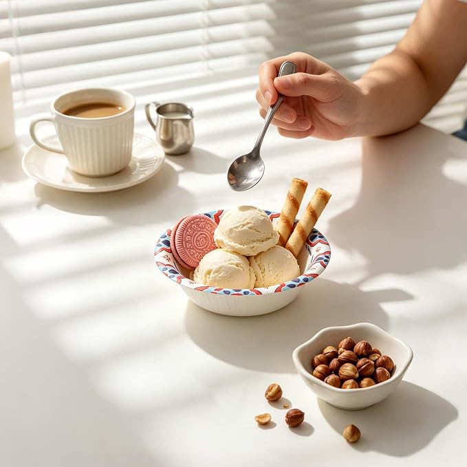 Paper Bowls Disposable Soup Bowl, Heavy Duty Printed Disposable Bowls Bulk - Image 6