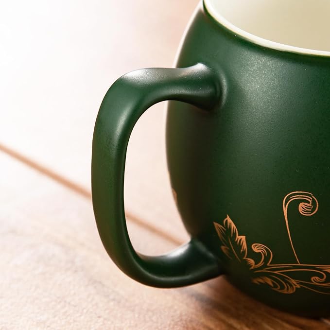 Yundu 12 OZ Ceramic Mug with Lid & Tea Strainer - Image 9