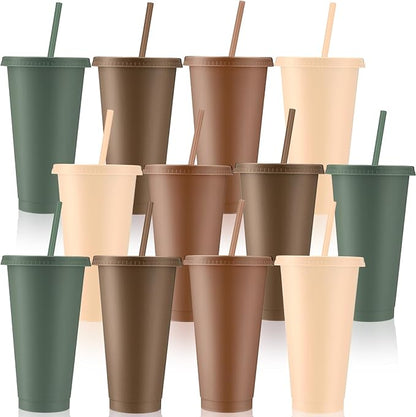 Skylety 12 Pcs Woodland Plastic Cups by Skylety