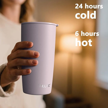 TILUCK 20 oz Insulated Coffee Tumbler - Image 3