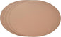 Nikalaz Oval Placemats Set (Pack of 4) Recycled Leather Table Mats 18 x 13 inches (45.7 x 33 centimetres), Kitchen Dining Table Decor by Nikalaz (Camel Light)
