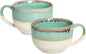 Ceramic Jumbo Coffee Mug Set of 2, 23 Oz, Large Mug Soup Bowls by Bosmarlin