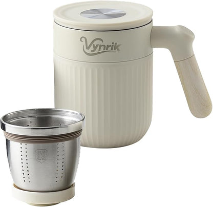 Tea Infuser Cup Doubles As Insulated Coffee Mug, Tea Cup by Unknown