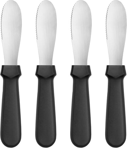 New Star Foodservice Plastic Handle Stainless Steel Butter Spreader by NewStarFoodservice