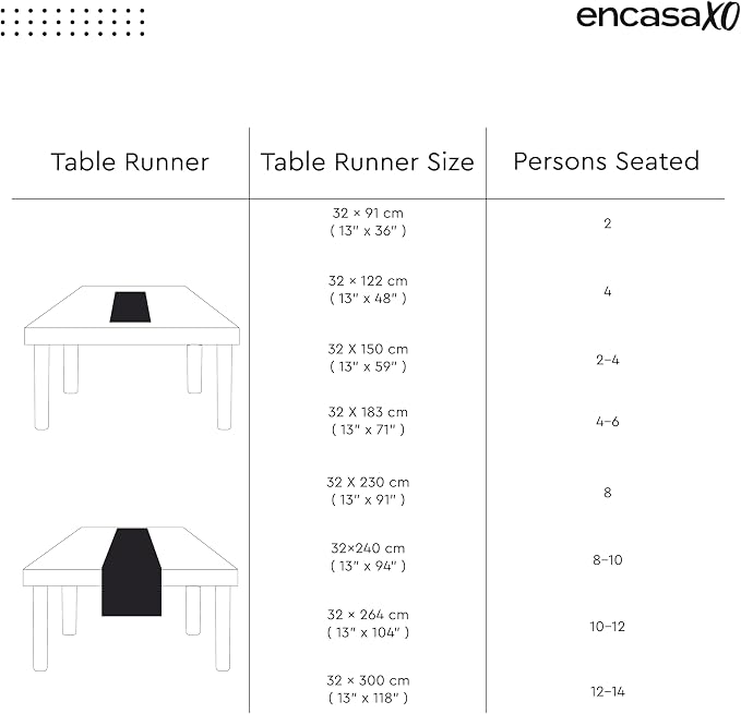 Encasa XO Table Runner 13"x72" Long | Cotton Canvas Fabric | Sunbeam Yellow - Image 6