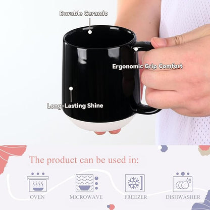 Miicol Ceramic Coffee Mug, 16 oz Large Coffee Cup, Tea Mug - Image 7