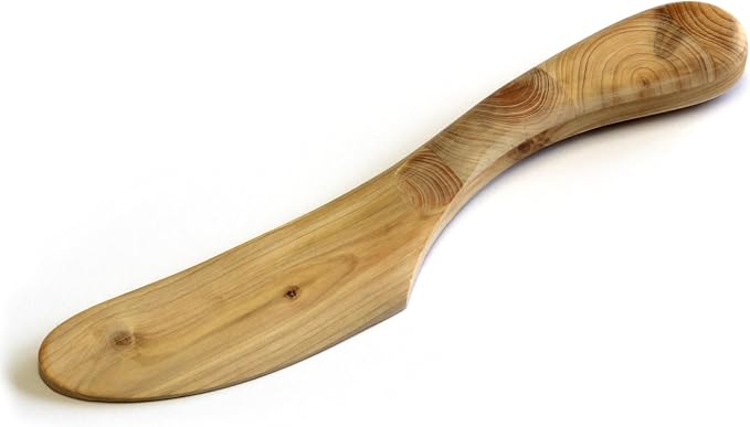Saaremaa Nordic Art Store Handmade Juniper Wood Butter Knife by Nordic+Art+Store